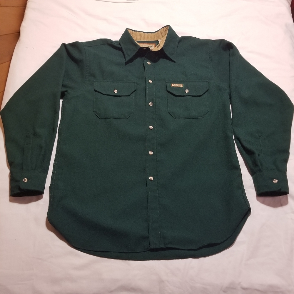 Vintage Remington Cotton Twill Hunting Shirt Men's Large